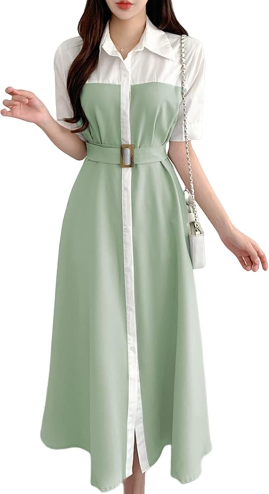 【オシャレ☆MACPHEE】ベージュ　ベルト付きワンピース　サイズ38 オシャレ☆MACPHEE】ベージュ ベルト付きワンピース サイズ38